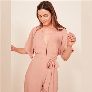 Petites Reformation Lemongrass Jumpsuit 2P